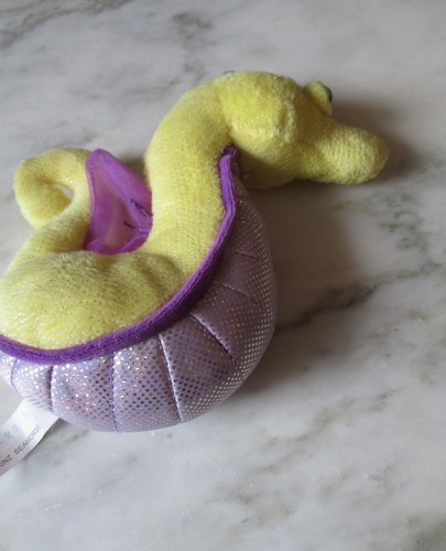 GANZ Lil'Kinz 7" Long Plush +Beanie Seahorse HS 507 Sparkle - Picture 2 of 3