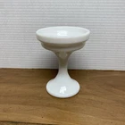 Westmoreland White Milk Glass Pedestal Fairy Lamp BASE ONLY Mint