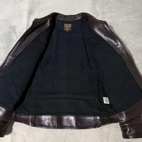 Chaqueta de cuero FINE CREEK LEATHERS talla 42 - Imagen 5 de 11