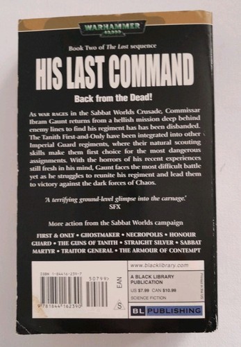 His Last Command by Dan Abnett (Paperback, 2006) - Picture 6 of 7