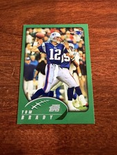 2002 Topps #248 Tom Brady. NRMT