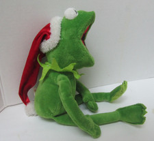 Vintage Disney Dan Dee Muppets Kermit The Frog Christmas Plush 14  
