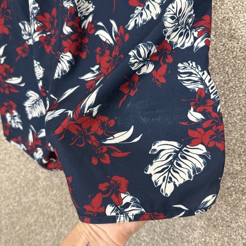 Fair Harbor 5.5” Swim Trunks Boys Size Large Blue Floral Lined Drawstring - Picture 5 of 6