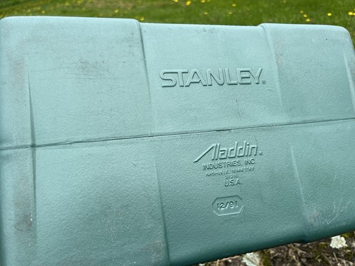 Stanley Alladin Cooler Thermos Green Lunch Box Combo Vintage No Thermos - Picture 5 of 5