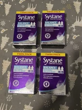 (4) Systane Balance Lubricant Dry Eye Drops  Two 10mL Each Pack Exp 08/26+ - NEW