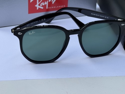 NEW Ray-Ban RB4306 601/71 Polished Black/Dark G-15 Green Sunglasses 54mm - Picture 4 of 18