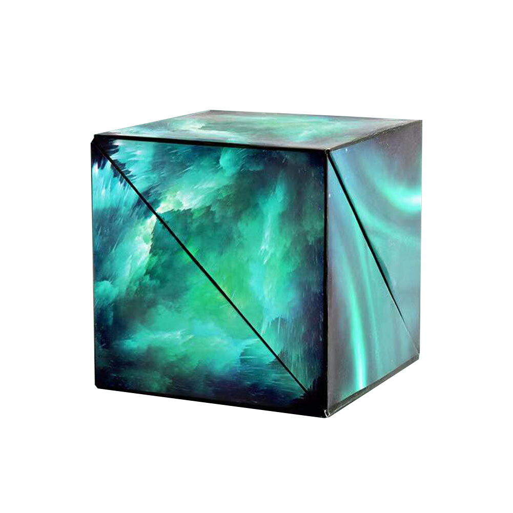 New 3D Magic Cube Shashibo Shape Shifting box Anti Stress Hand Flip Puzzle  Toys