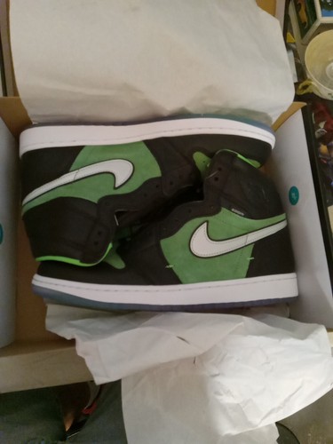 Nike Air Jordan 1 Retro High Zoom Zen Green СК6637-002 Herren Größe 9,5 Neu - Bild 2 von 9