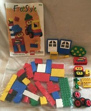 Vintage 1990s LEGO Free Style Set #4132  w/ 100+ Pieces