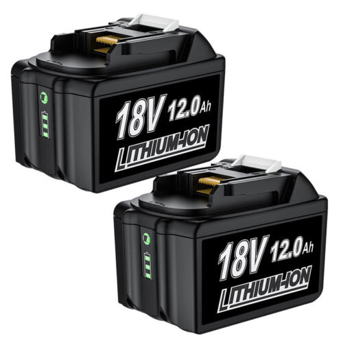 2x 18V 6Ah 8Ah 12Ah for Makita Battery BL1860B BL1850 197422-4 BL1830 LED Charger - Picture 42 of 48