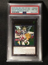 Majester Paladin, the Ascending Dracoslayer DOCS-EN052 1st Ultimate PSA 8