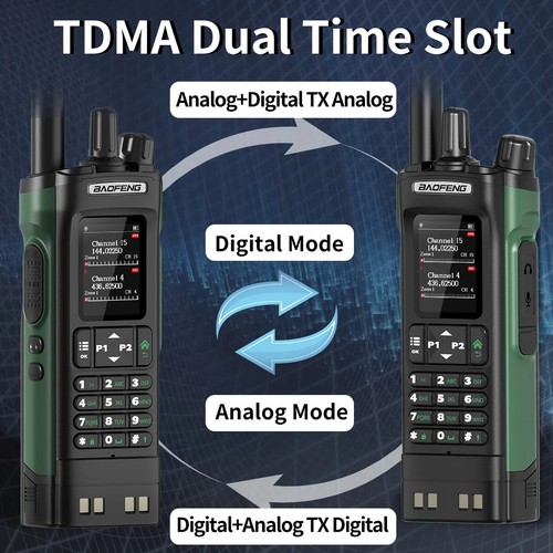 For Baofeng DMR DM-32 Digital Walkie Talkie Dual Mode Analog TDMA Dual Time Slot - Zdjęcie 3 z 34