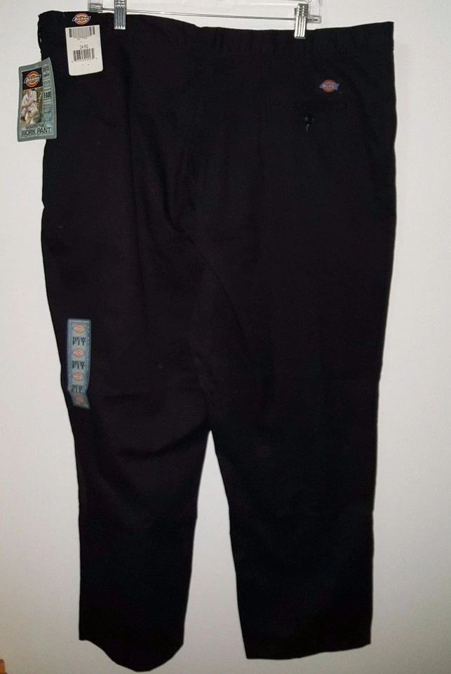 Pantalones Dickies para mujer talla 24 RG negros Scotchgard liberación de manchas sarga trabajo NUEVO Foto 4 de 4