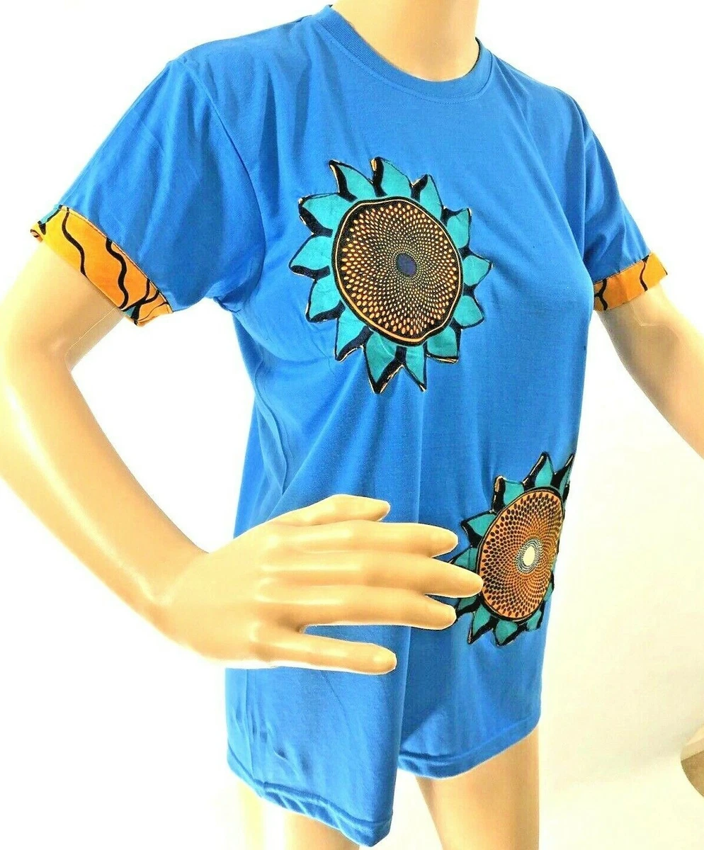 T shirt with ankara design top