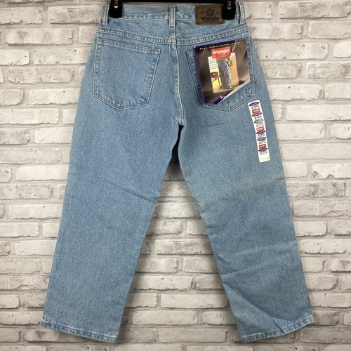 Wrangler 955HULD Boys Denim Jeans Faded Size 10 Husky Loose & Baggy NWT - Picture 2 of 4