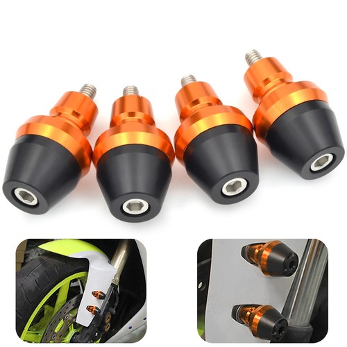 4×Universal M6 Front Fender Frame Slider Screw Bolt Fork Protector Motorcycle - Imagen 22 de 30