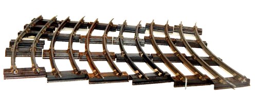 Vintage American Flyer S Gauge 10" Curve Track Lot of 6 pcs* (K87) - Picture 1 of 7