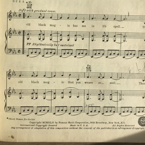 That Old Black Magic - Johnny Mercer and Harold Arlen Sheet Music - Picture 5 of 5