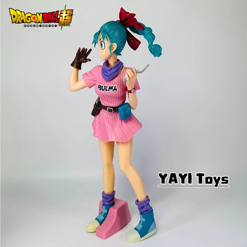 25cm Anime Dragon Ball Z Bulma Anime Figure PVC Action Figure Cute Statue. - Picture 5 of 13
