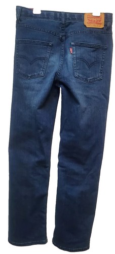Levi Strauss 514 Youth Boys Straight Leg Jeans Size 14 Reg 27x 29 - Picture 2 of 5