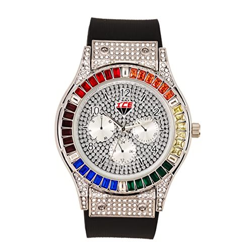 Reloj Hip Hop para Hombre Cronógrafo Ojos Diamantes Estrás en Explosión - ST10311 - Imagen 35 de 61