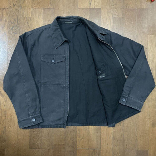 90s agnes b homme France made zip work jacket black | eBay 90s agnes b homme France made zip work jacket black | eBay