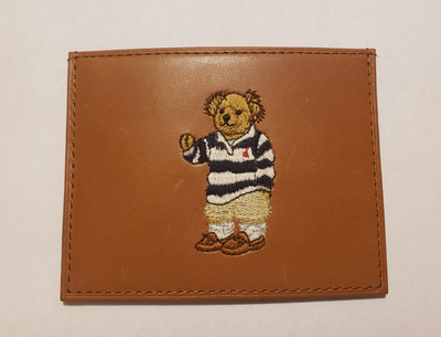 ralph lauren bear card holder