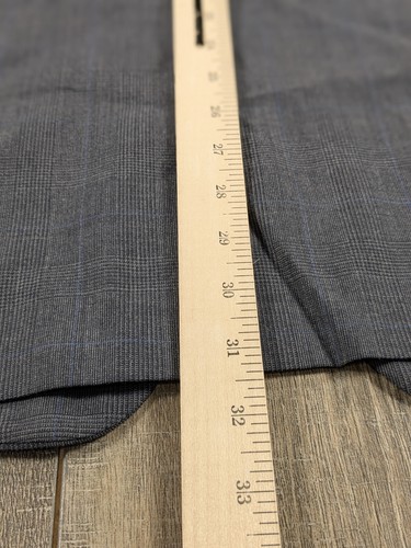 Brooks Brothers Blazer Sport Mantel Herren 42 R Grau Wolle Stretch Knopf Büro - Bild 10 von 13