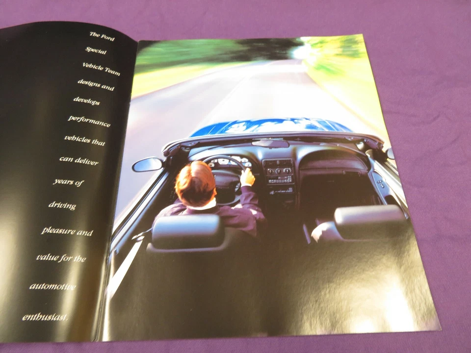 1998 Mustang Cobra SVT,Ford Dealership Showroom Sales Brochure - Image 2 of 4