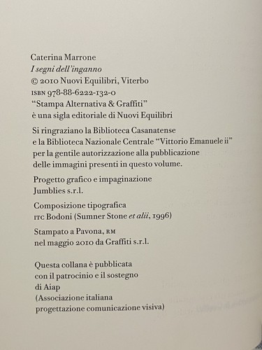 Caterina Marrone - I SEGNI DELL’INGANNO. Semiotica della crittografia - 2010 - Foto 8 di 11
