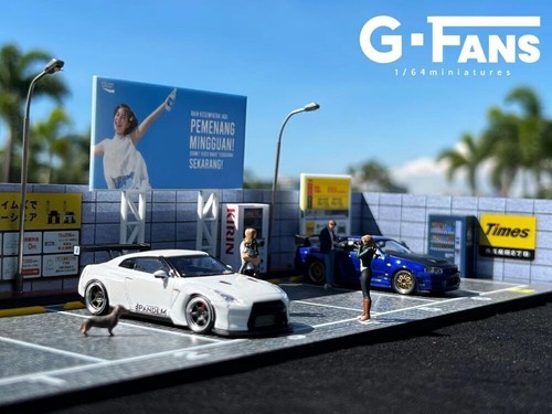 Diorama 1:64 Car Parking Lot Display Model LED Lighting Car Garage Scene Model\" - Picture 116 of 143