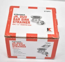Keeney Holdings JR Duo Bar Sink Strainer For 2" To 2-1/2" Dia Hole 878PC