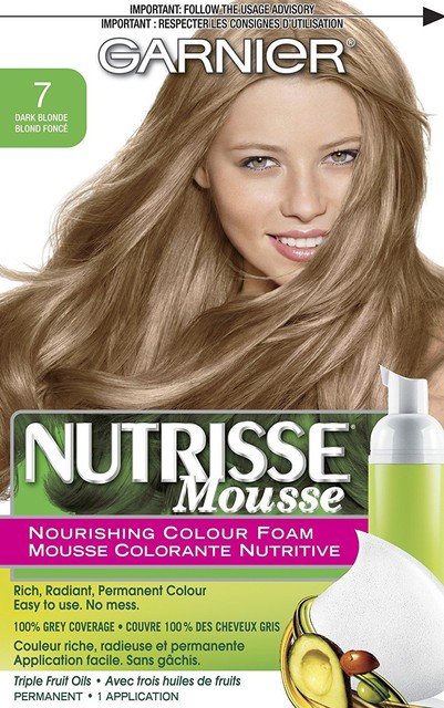 Garnier Nutrisse Nourishing Color Foam 7g Dark Golden Blonde Ebay Garnier Nutrisse Nourishing Color Foam Dark Blonde