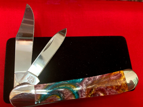 Case XX™ Abalone Corelon Copperhead Stainless CLASSY & *INCREDIBLE pocket knife - Picture 3 of 10
