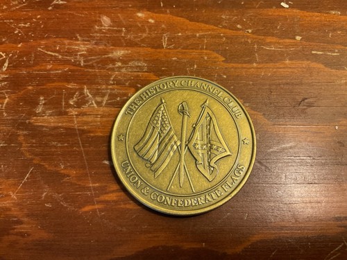 Union and Confederate Flags Token - American History Collectors Medallion - 第 2/4 張圖片