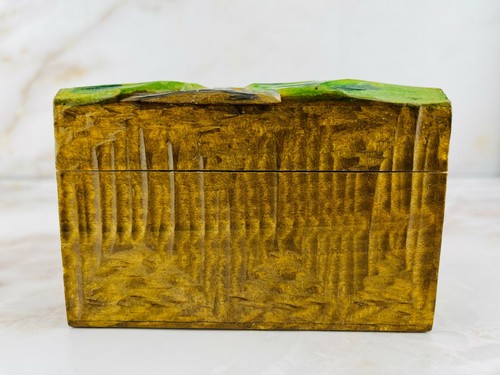 Vintage Rezeptkartenbox aus Holzhütte - Hochglanz mit rustikalem Charme - Bild 2 von 10