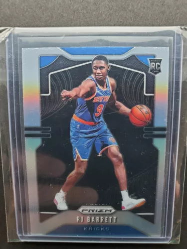 RJ Barrett 2019-20 Panini Prizm Silver Prizm RC #250 New York Knicks