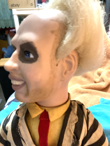 Vintage 1989 Beetlejuice Pull String Doll Talking Hard to make out, Kenner COOL - Picture 4 of 7