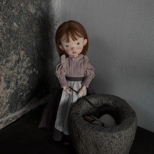 Muñeca pintada a mano 1/6 BJD niña ojos libres cara arriba resina muñecas figuras juguetes regalos - Imagen 6 de 10