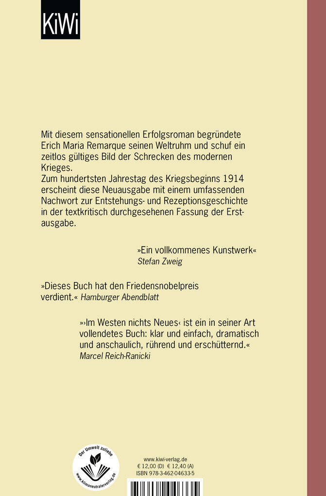 Thumbnail - Westen Nichts Neues | Erich Maria Remarque, E.m. Remarque | 2020 |