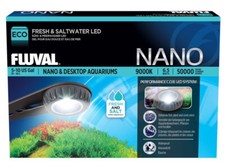 FLUVAL ECO NANO FRESH  SALTWATER AQUARIUM LED HIGH OUTPUT 9000K A3974