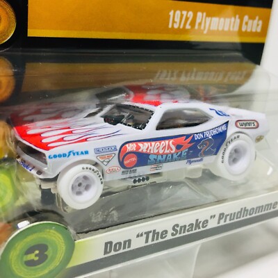 Auto World '72 Plymouth Cuda, Don The Snake Prudhomme, iWheels Limited Edition