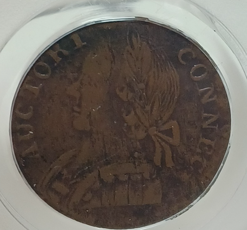 1788 Mailed Bust Left Connecticut Colonial, PCGS VF 20 JBSC - Picture 2 of 7