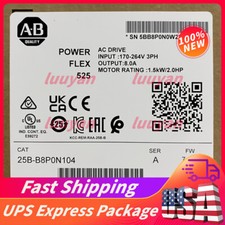 Allen Bradley  25B-B8P0N104 AB 25BB8P0N104 PowerFlex 525 1.5kW 2Hp AC Drive