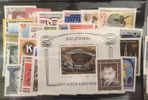 AUSTRIA - 1981 a 1989 - CONJUNTOS COMPLETOS 9 AÑOS - COMO NUEVO/NH - Imagen 7 de 9