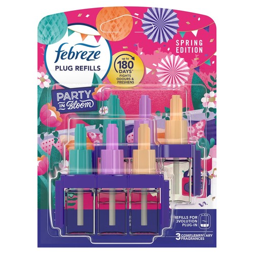2Pk Febreze Plug In 3Volution Refills Up To 180 Days - Party In Bloom - Picture 7 of 7
