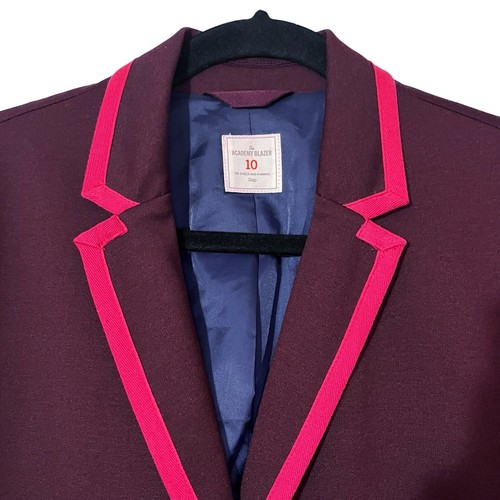 Gap The Academy Blazer Vampirrot Frauen 10 dunkelburgunder Karriere dunkle Akademie - Bild 3 von 13