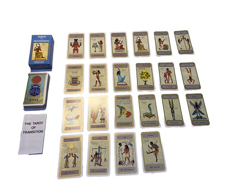 Tarot of Transition Egyptian Mythology Occult Esoteric Vintage 78 card deck 1983 - Picture 8 of 8