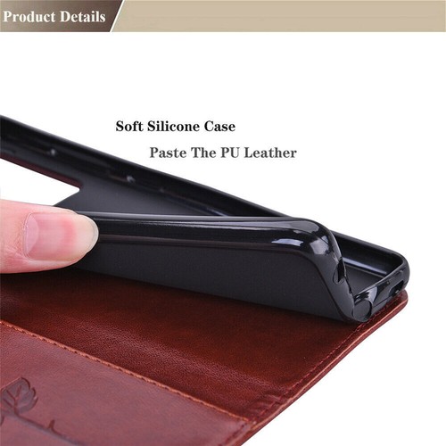 Flip Leather Rose Flower Wallet Phone Case For Huawei Y6S Y9S Y6P Y7A Y5P - Picture 12 of 33