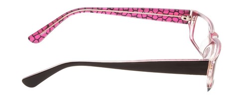 Moda Vision 2013 Unisex Rectangle Reading Glasses Pink Crystal Mosaic Black 55mm - Bild 3 von 5